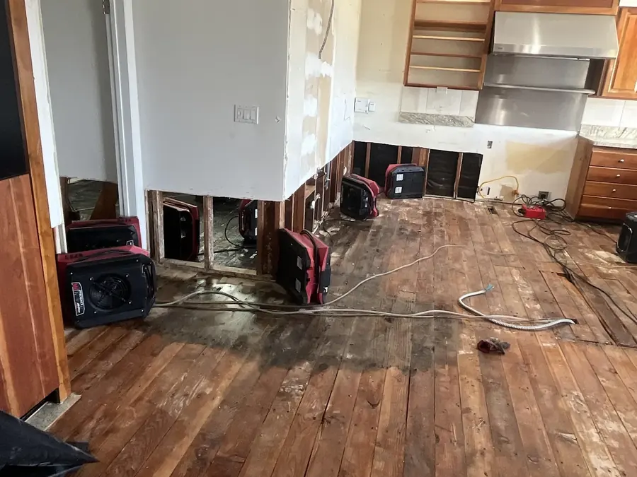 Upstairs unit flooded the apartment below in University Park (USC), South LA